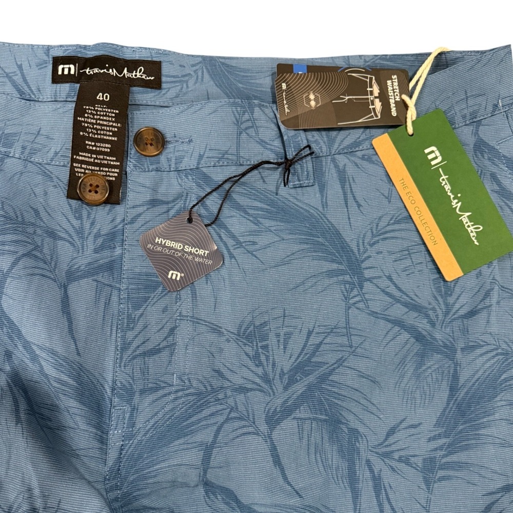 TravisMathew Jungle Oasis board Shorts swim trunks size 40 tropical golf NWT
